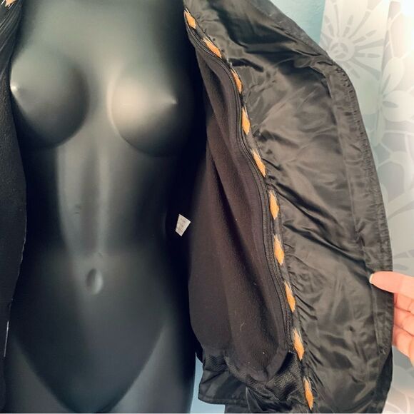 Power Trip Black Nylon Orange County Choppers Motorcycle Jacket - Picture 9 of 16